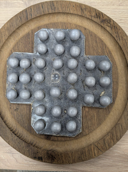 Solitaire avec rigole